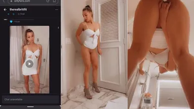 Therealbrittfit OnlyFans Wall Mounted Dildo Fuck Video