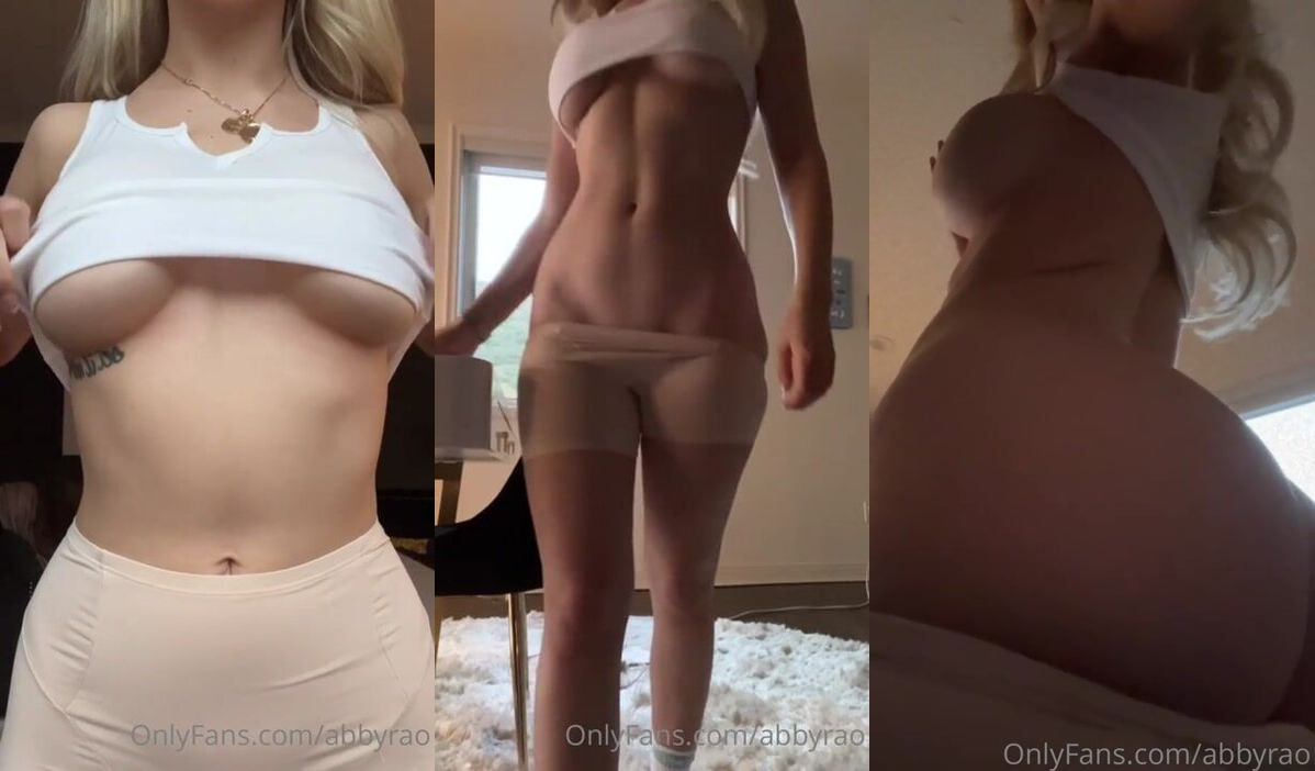 Abby Rao Bare Ass & Tits Tease Video Leaked