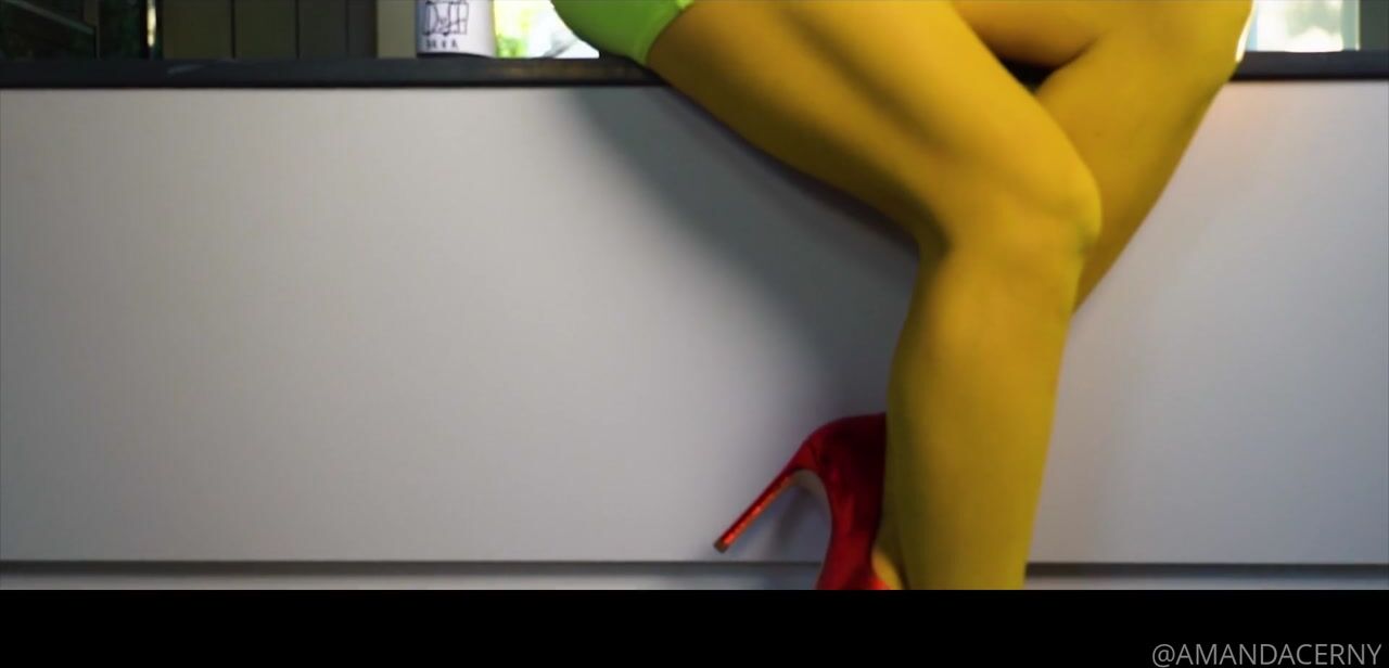 Amanda Cerny Sexy Simpsons Cosplay Onlyfans Video