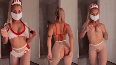 Therealbrittfit Naughty Nurse Onlyfans Video