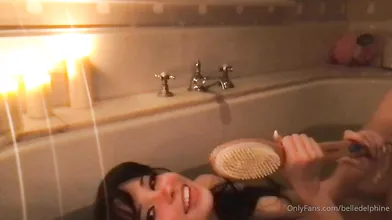 Belle Delphine Nude Intimate Bath Onlyfans Video Leaked part 2