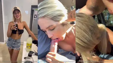 Alex Paige Moore Car Blowjob Sex OnlyFans Video Leaked