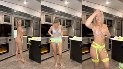 Vicky Stark Garter Belt Lingerie Onlyfans Video Leaked