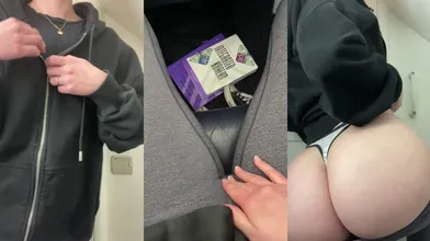 STPeach Public Airplane Pussy Masturbation Fansly Video Leaked