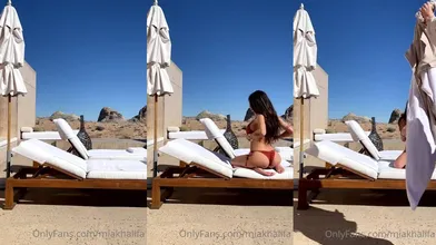Mia Khalifa Outdoor Bikini Strip OnlyFans Video Leaked