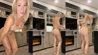 Vicky Stark Black See-Through Lingerie Onlyfans Video Leaked