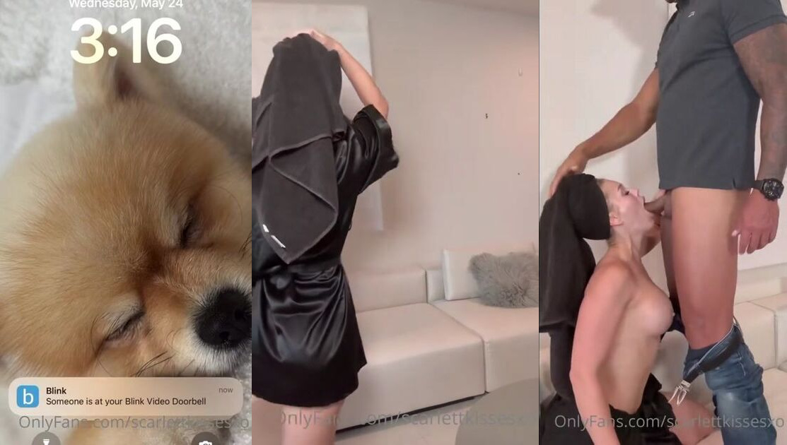 ScarlettKissesXO Handyman Blowjob OnlyFans Video Leaked
