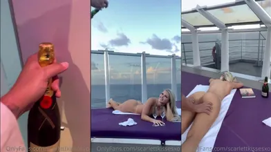 ScarlettKissesXO Outdoor Massage OnlyFans Video Leaked