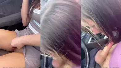 Urfavbellabby POV Car Blowjob OnlyFans Video Leaked