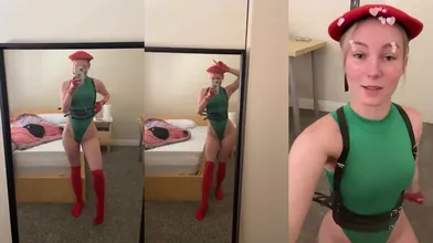 STPeach Cammy Street Fighter Cosplay Video Leaked