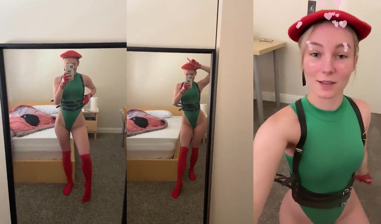 STPeach Cammy Street Fighter Cosplay Video Leaked
