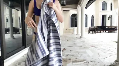 Amanda Cerny Bikini Ab Workout Livestream Video Leaked