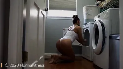 Florina Fitness Nude Laundry Strip Patreon Video Leaked
