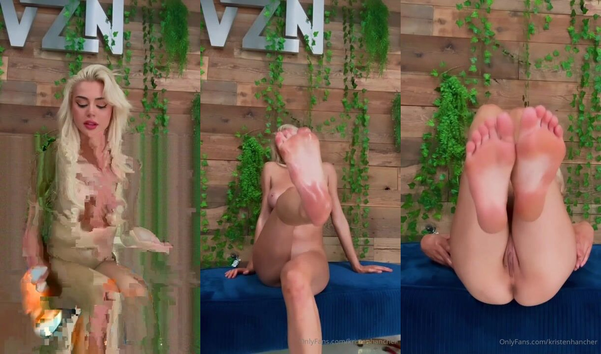 Kristen Hancher Pussy Foot Tease Onlyfans Video Leaked