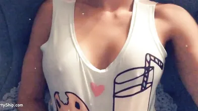 CinCinBear Snapchat Boobs Play Tease