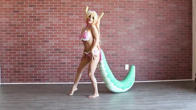 Liz Katz Nude Strip Tease Tohru Cosplay