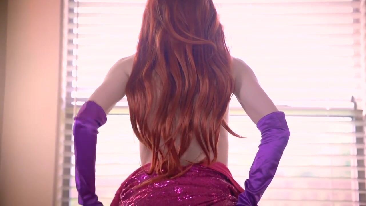 Amouranth Sexy Lewd Jessica Rabbit Cosplay Video Show Leaked