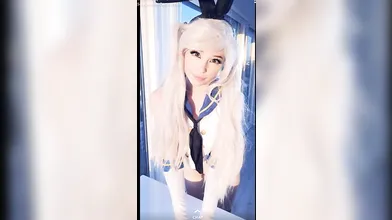Belle Delphine Shimakaze Cosplay Snapchat Premium Video