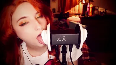 AftynRose ASMR Maryjane Ear Licking Video