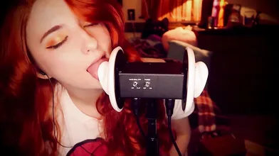 AftynRose ASMR Maryjane Ear Licking Video