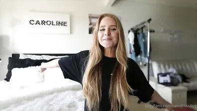 Caroline Zalog Onlyfans Leaked See Through Nips Try On Haul Video