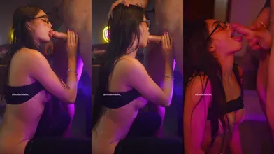 Brenda Trindade POV Quick Sloppy Blowjob & Facial Video