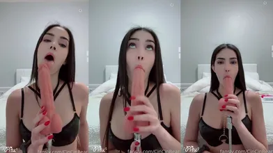 CinCinBear POV Dildo Blowjob Fansly Video Leaked