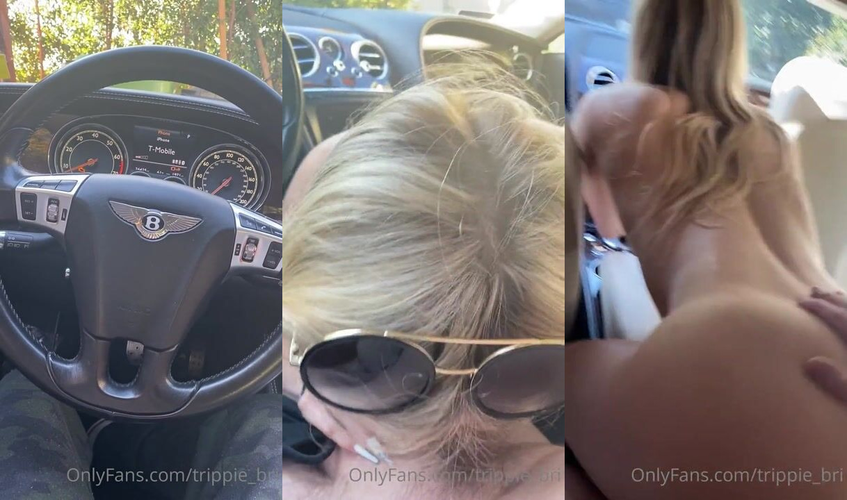 Trippie Bri Car Blowjob Riding Sex Video Leaked