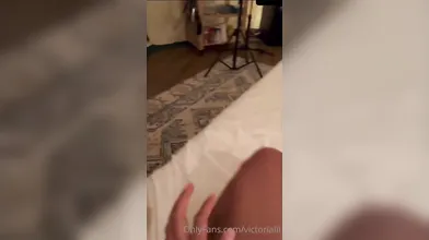 Victoria Lit Nude Hot Tub and Tent Sex Video Leaked