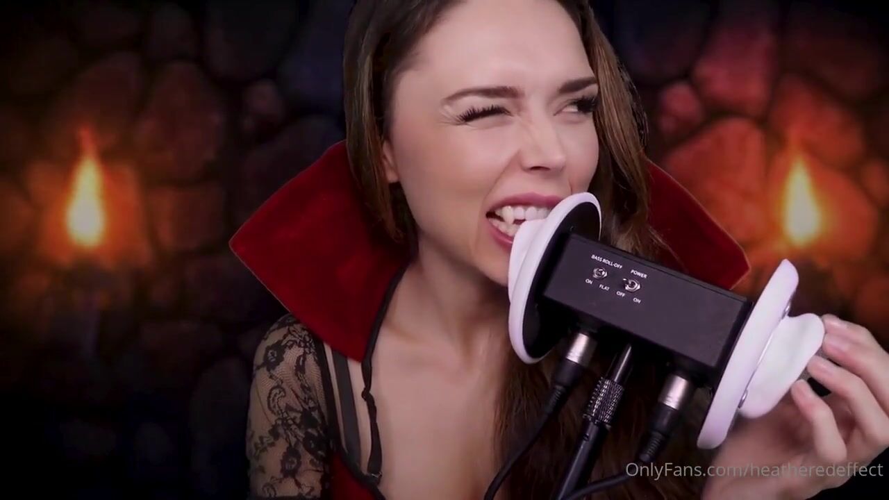 HeatheredEffect ASMR Vampire Ear Eating Video Leaked