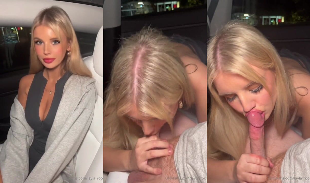 Lilylanes Car Blowjob Cum Swallow OnlyFans Video Leaked
