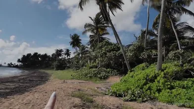 Ginger ASMR Naked in Public Beach Masturbation Video Leaked