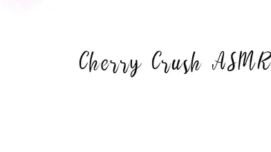 ASMR Cherry Crush Patreon Kitty Triggers Video