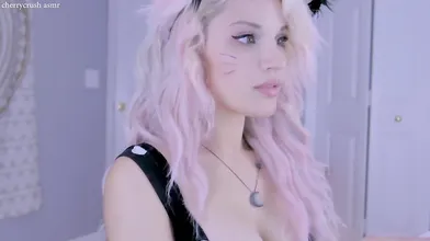 ASMR Cherry Crush Patreon Kitty Triggers Video