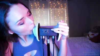 HeatheredEffect ASMR Ear Licking Onlyfans Video