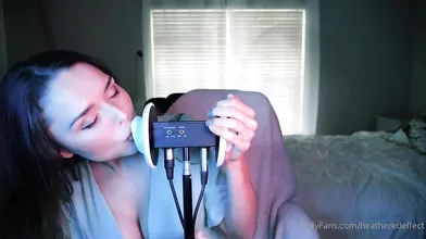 HeatheredEffect ASMR OnlyFans Kissing & Licking Short Video