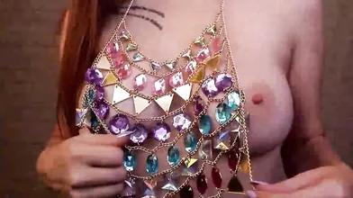 Ginger ASMR Erotic OnlyFans Redhead Sequins ASMR Video