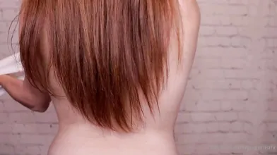 Ginger ASMR T-shirt Pulling, Plucking and Wetting OnlyFans Video