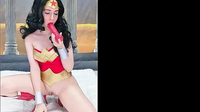 Lana Rain Wonder Woman Dildo Fuck Porn Video