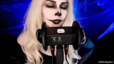 KittyKlaw ASMR Skeleton Licking & Mouth Sounds