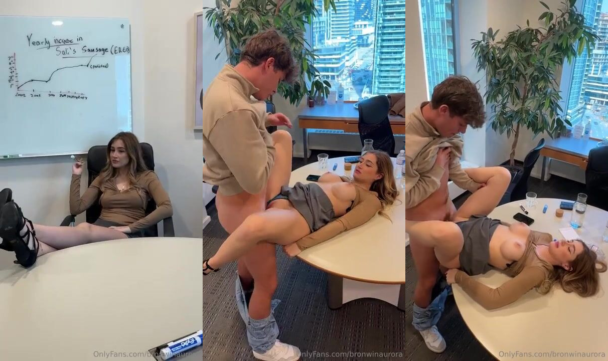 Bronwin Aurora Office Sex Tape OnlyFans Video Leaked