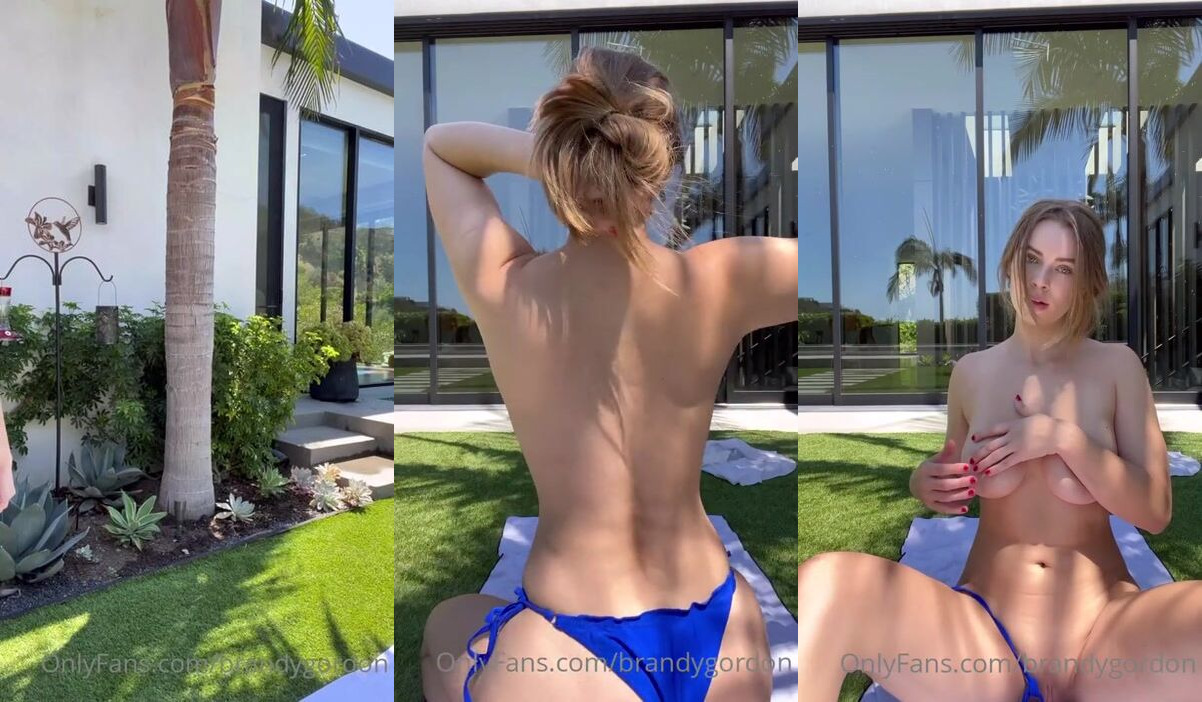 Brandy Gordon Pussy Reveal Striptease Video Leaked