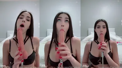 CinCinBear POV Dildo Deepthroat Fansly Video Leaked