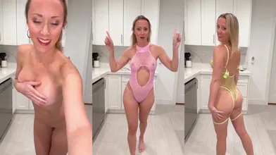 Vicky Stark Nude One-Piece Lingerie Haul Onlyfans Video