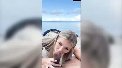 ScarlettKissesXO Nude Beach Sex Video Leaked