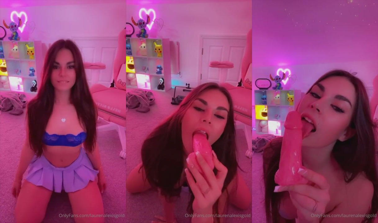 Lauren Alexis POV Dildo Blowjob Onlyfans Video Leaked