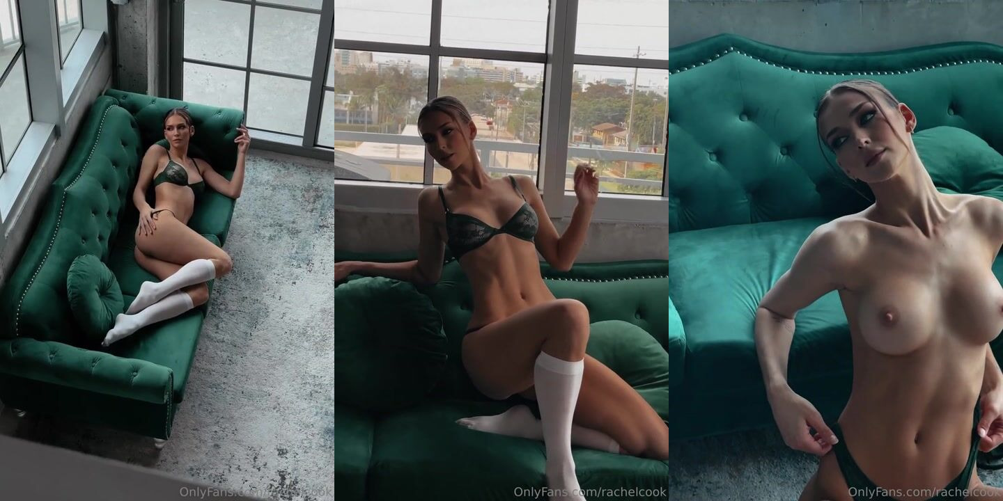 Rachel Cook Green Lingerie Strip Tease PPV Video Leaked