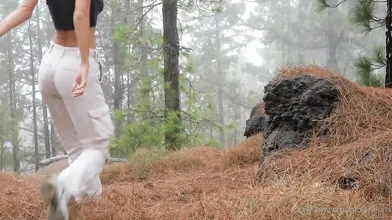 Anna Ralphs Outdoor Forest Blowjob Cum Swallow Video Leaked