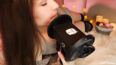 KittyKlaw ASMR Licking & Mouth Sounds Video