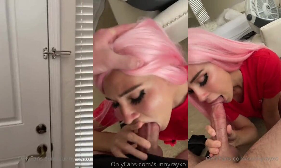 Sunny Ray Pizza Delivery Blowjob Cum Video Leaked